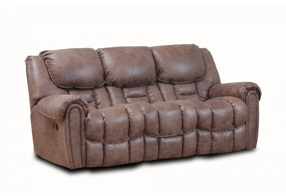 Mocha Double Reclining Sofa