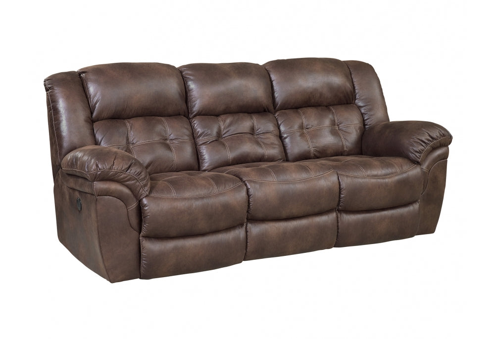 Espresso Double Reclining Sofa