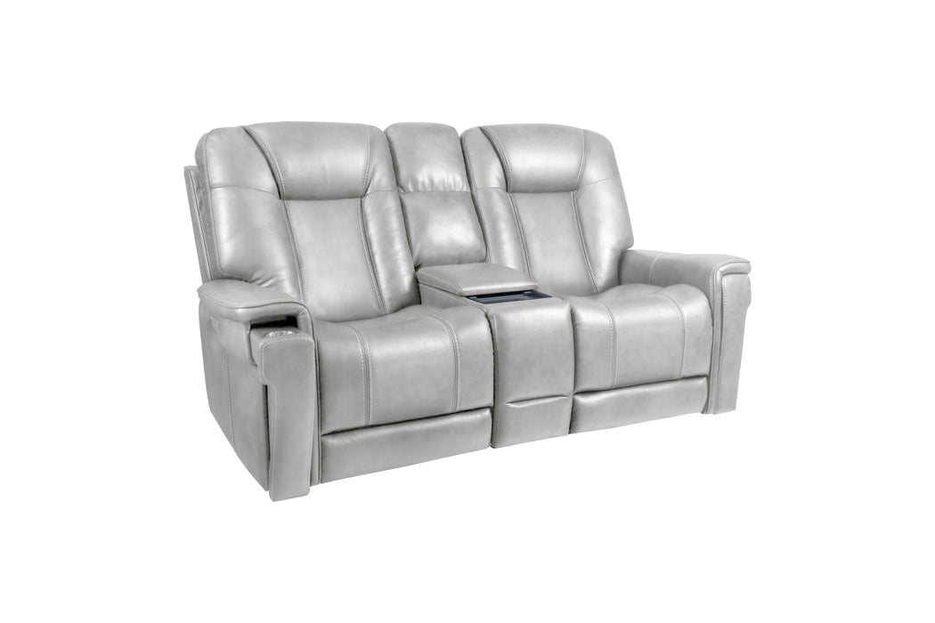 Sanibel - Power Console Loveseat - Wall Prox. Recliner With Power And Power Headrest And Lumbar, Wireless Charger