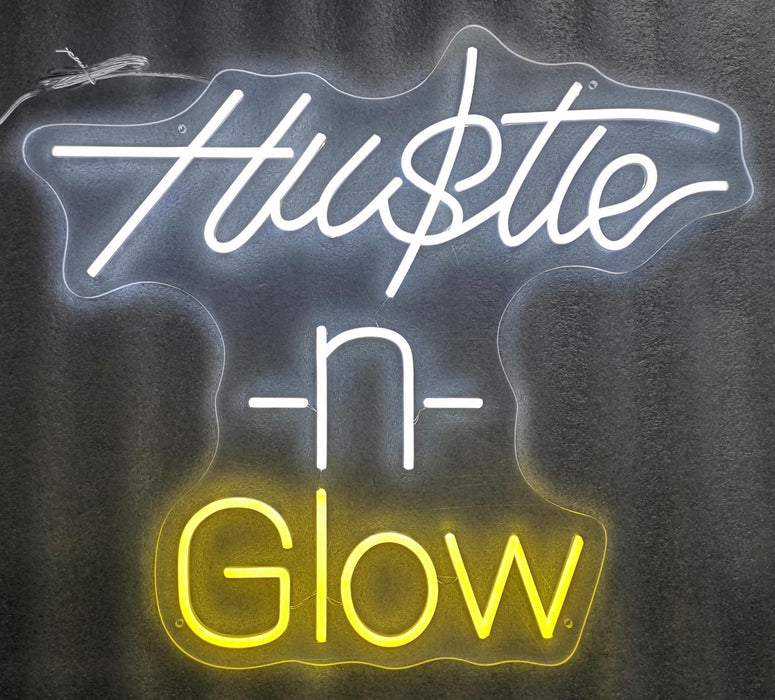 Neon Hustle N Glow - White