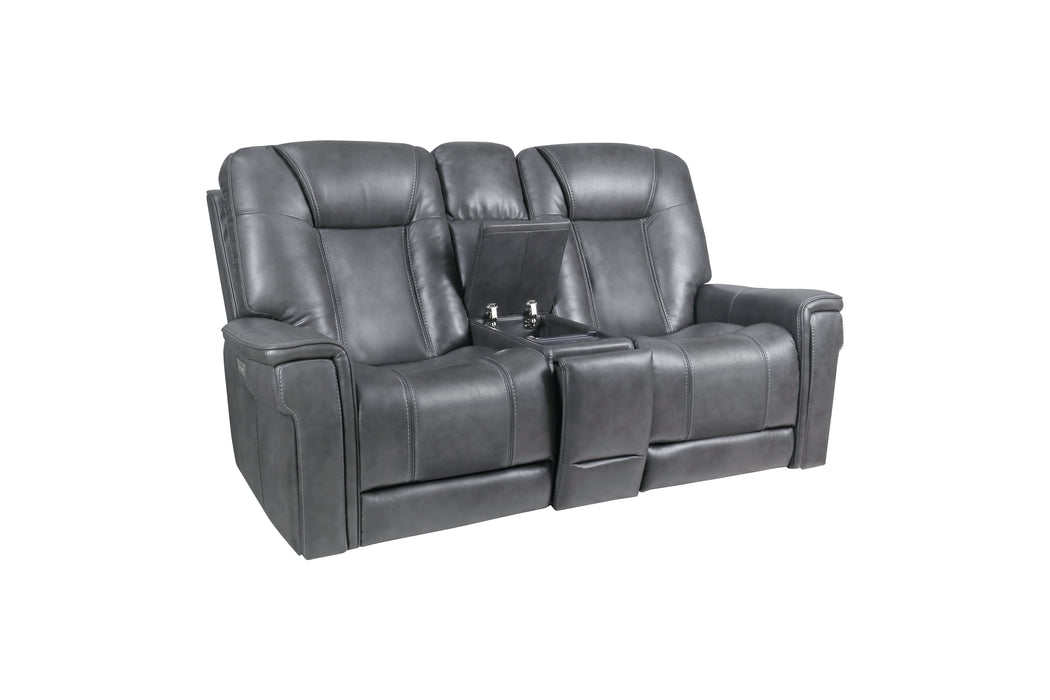 Sanibel - Power Console Loveseat - Wall Prox. Recliner With Power And Power Headrest And Lumbar, Wireless Charger