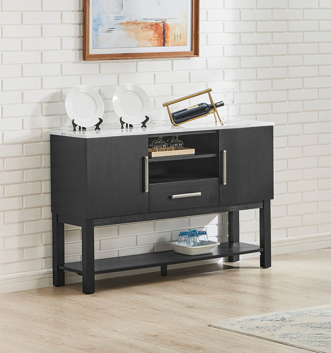 Vance - Side Board - Charcoal / White