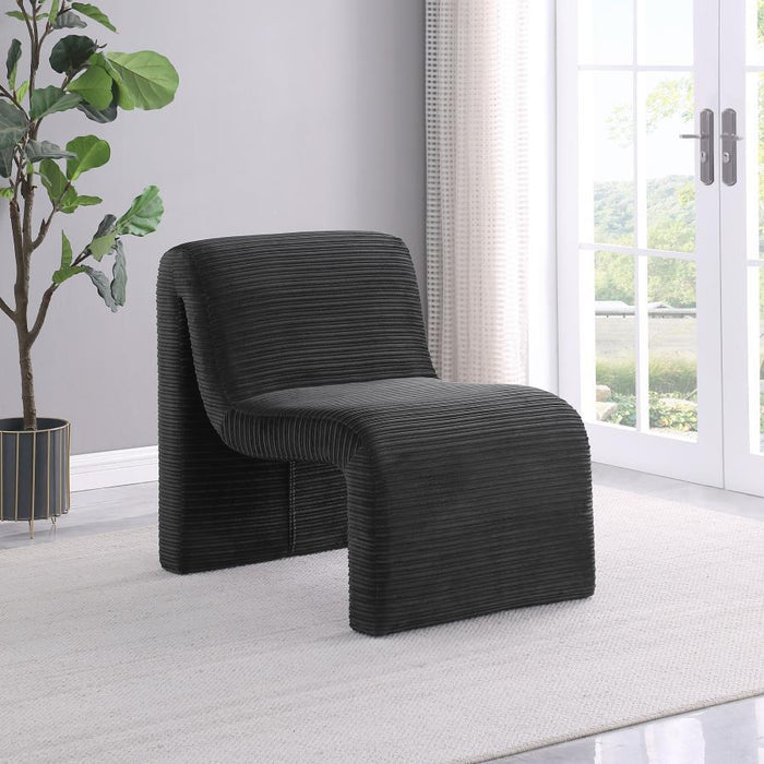 Drayton - Upholstered Curved Armless Accent Chair