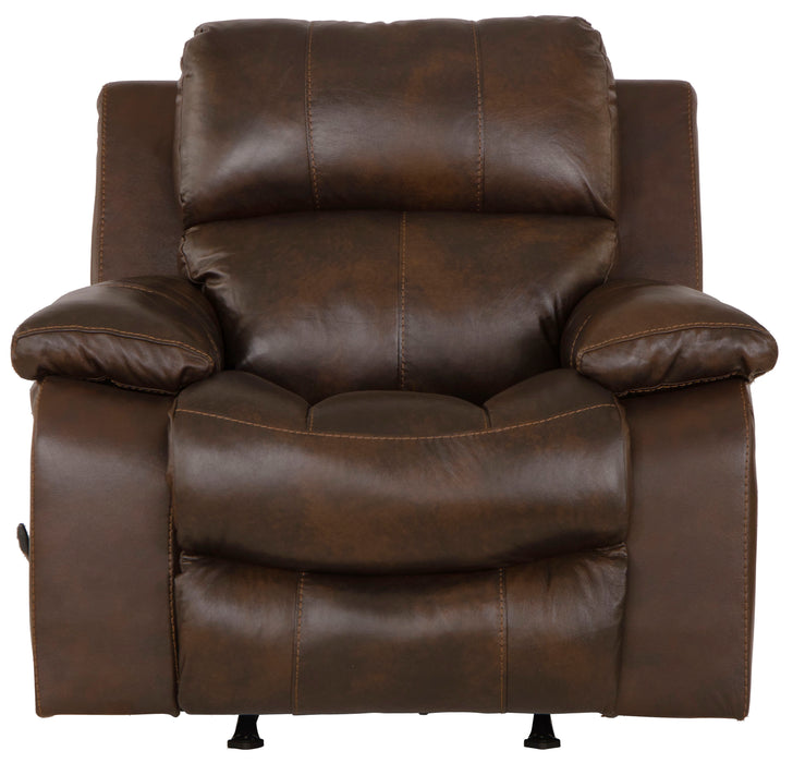 Positano - Top Grain Italian Leather Rocker Recliner - Cocoa