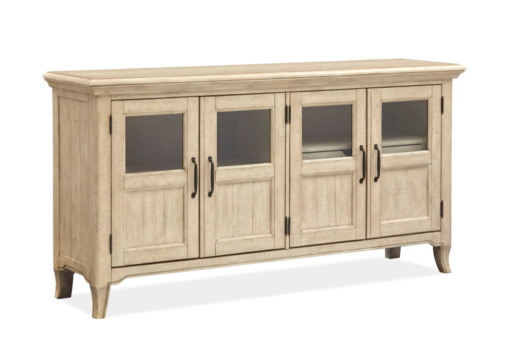 Harlow - Four Door Buffet - Weathered Bisque