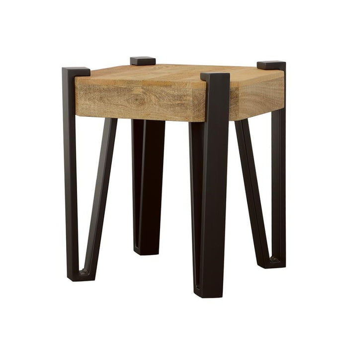 Winston - Square Wood Top Side End Table - Natural