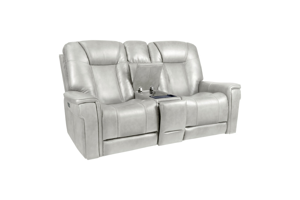 Sanibel - Power Console Loveseat - Wall Prox. Recliner With Power And Power Headrest And Lumbar, Wireless Charger