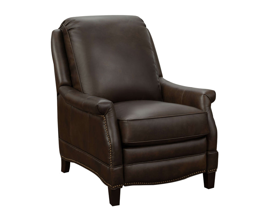 Ashebrooke - Recliner-Push Thru Arm - Walnut - Leather