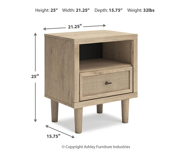 Cielden Queen Panel Headboard with Mirrored Dresser, Chest and Nightstand