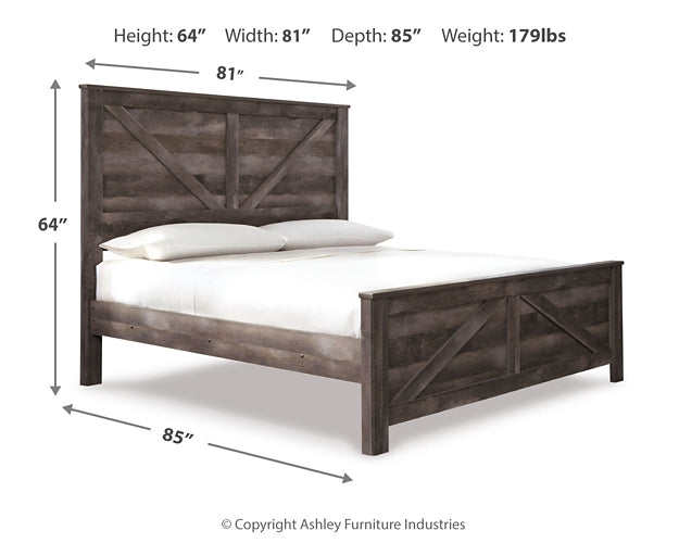 Wynnlow  Crossbuck Panel Bed