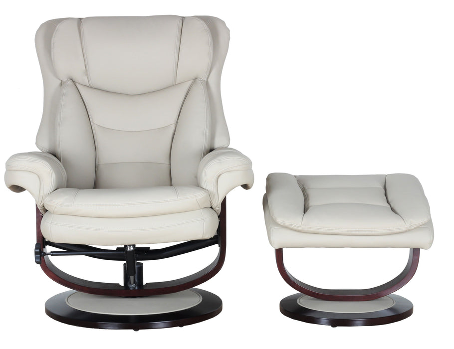 Roscoe - Swivel Pedestal Recliner And Ottoman