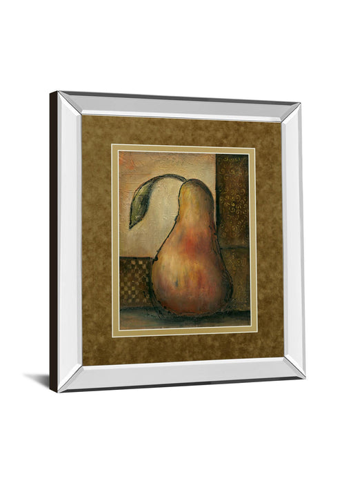 Peralicous Il By Joyce Combs - Mirror Framed Print Wall Art - Green