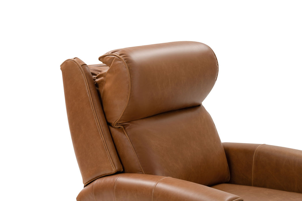 Byron - Power Recliner With Power Recline, Power Headrest, Power Lumbar - Saddle