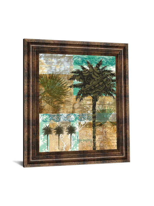 Palm III By Maeve Fitzsimons - Framed Print Wall Art - Green