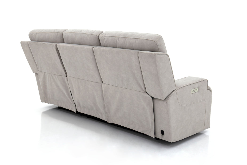 Ashbee - Power Sofa With Power Recline, Power Headrest, Zero Gravity And 3" Footrest Extension