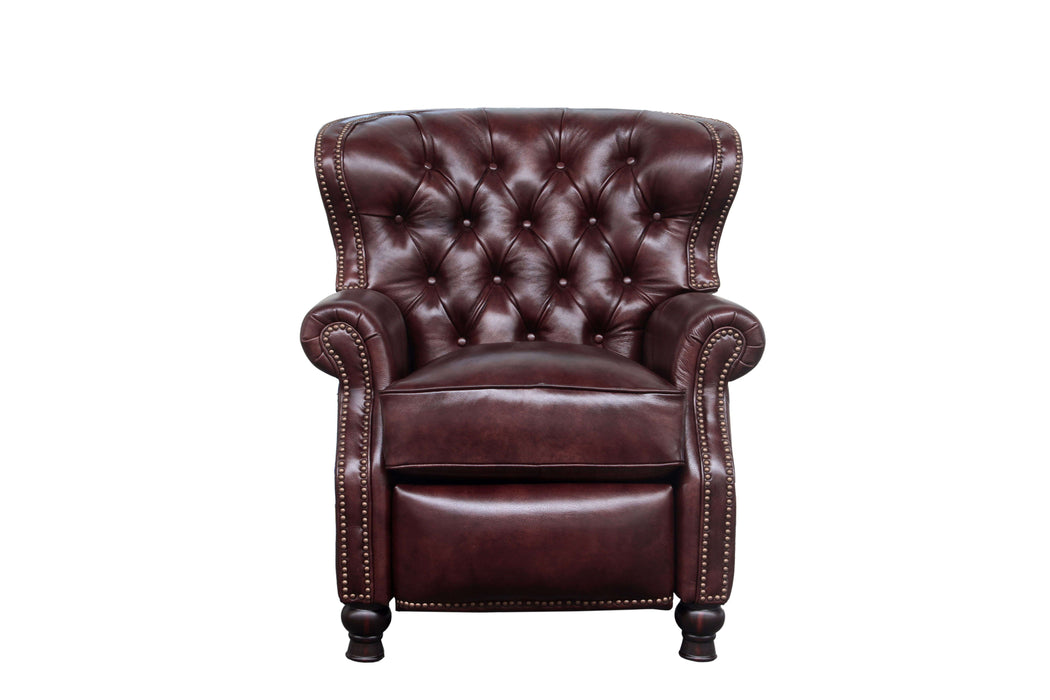 Presidential - Recliner - Push Thru Arm - Dark Brown