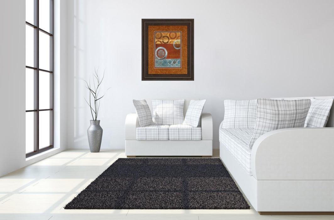 Tanzania Il By Tava Studio - Framed Print Wall Art - Dark Brown