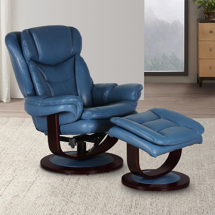 Roscoe - Swivel Pedestal Recliner And Ottoman