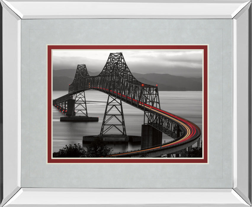 Boomerang By Aaron Reed - Mirror Framed Print Wall Art - Black