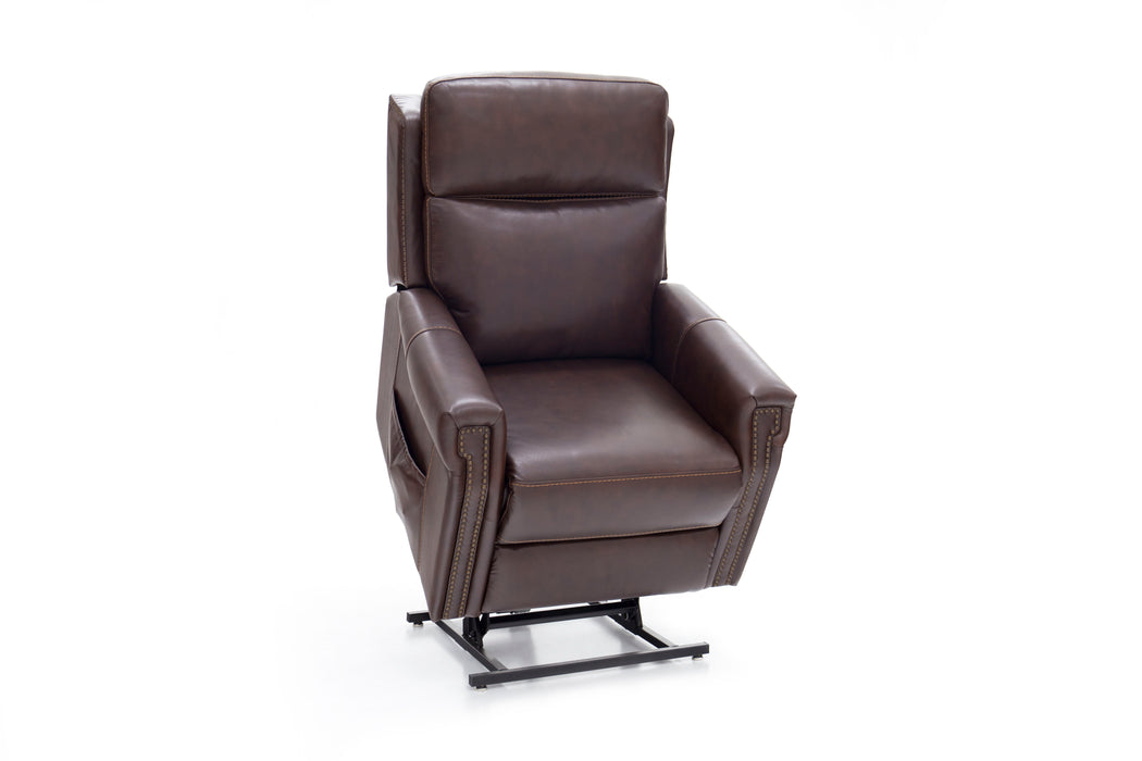 Louisville - Power Lift Recliner With Power Headrest, Power Lumbar, Layflat And Heat