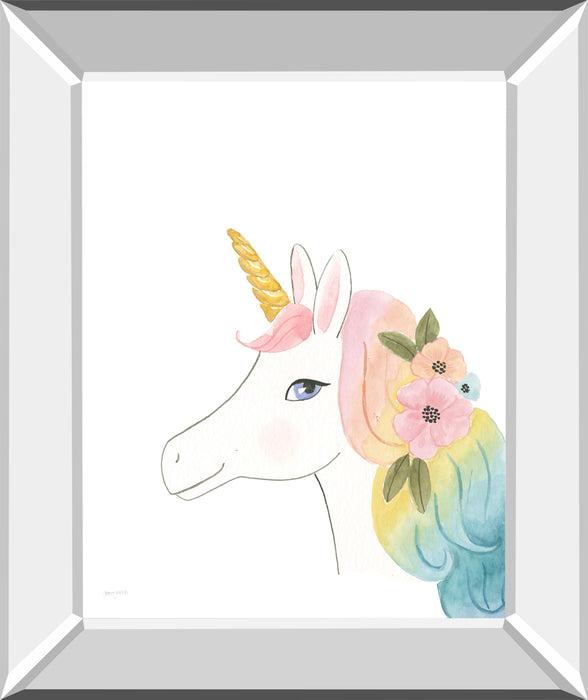 Lets Chase Rainbows V By Jenaya Jackson - Mirror Framed Print Wall Art - White