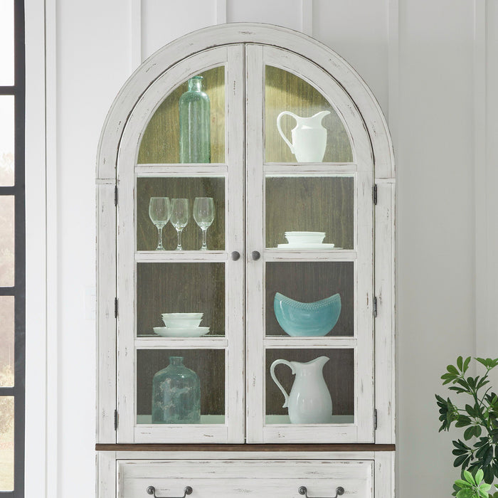 River Place - Curio Hutch - White