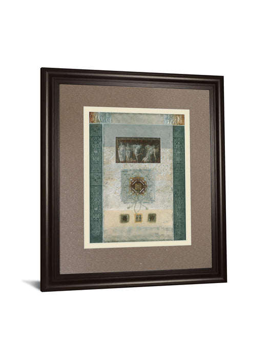 Romanesque I By Douglas - Framed Print Wall Art - Green