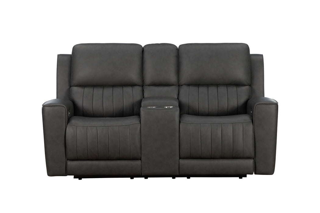 Pierce - Console Loveseat With Power Recline, Power Headrests And Power Lumber-Zero Gravity, Lumbar