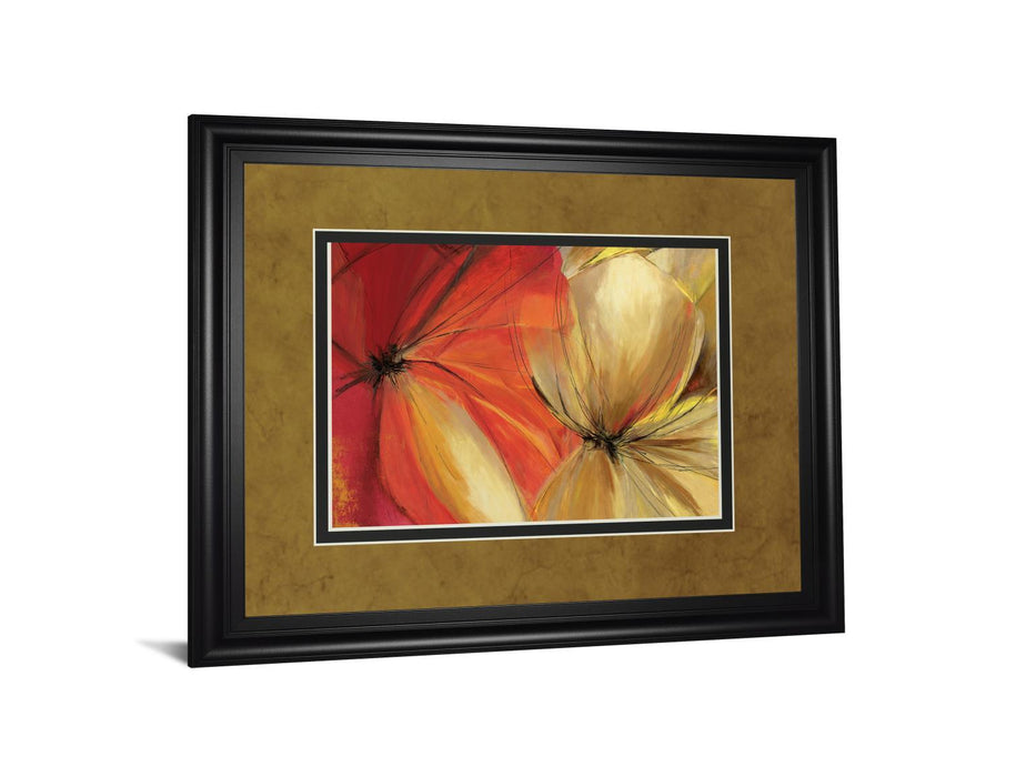 Sharing The Spotlight By Alison Pearce - Framed Print Wall Art - Red