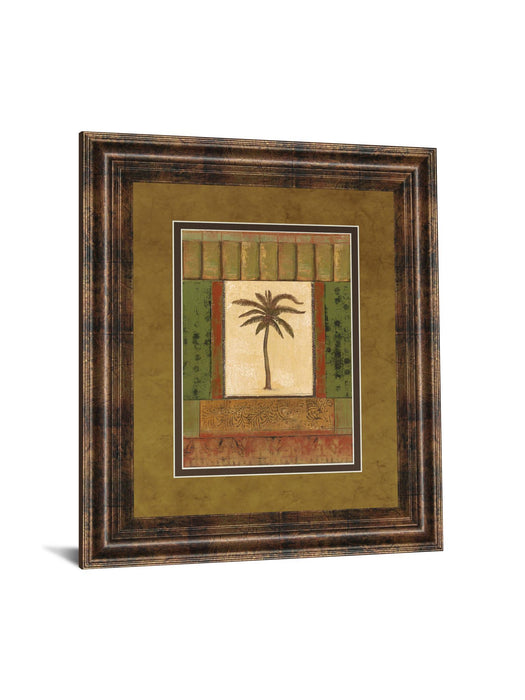 Classic Palm I By Rebecca Burton - Framed Print Wall Art - Green