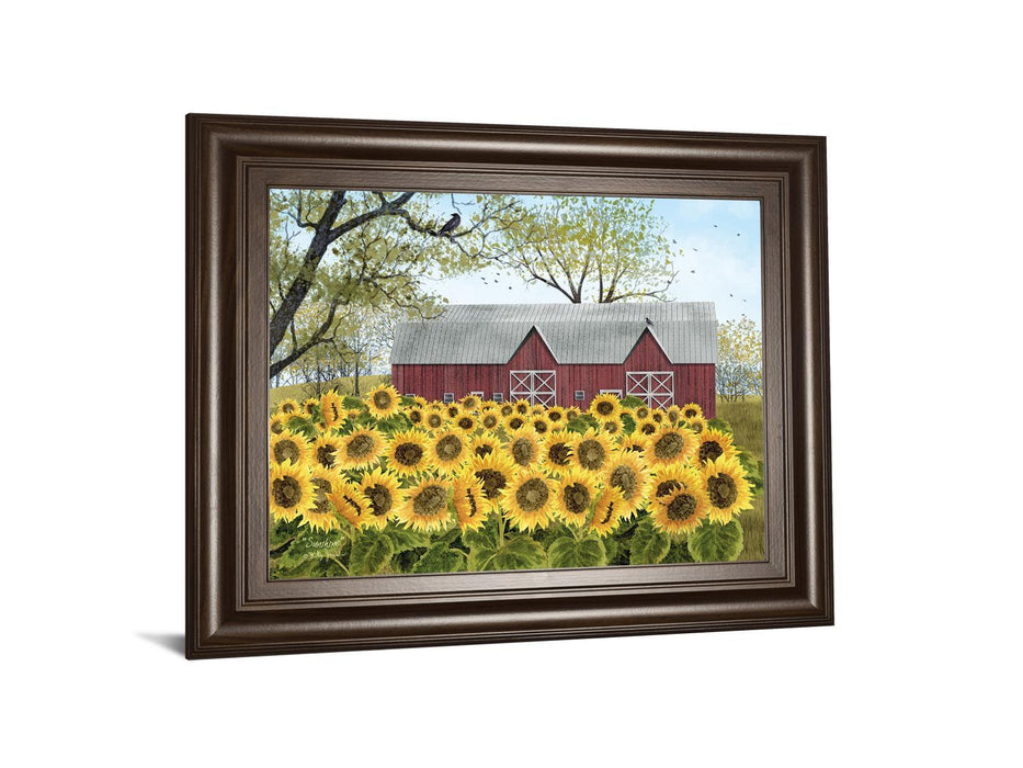 Sunshine By Billy Jacobs - Framed Print Wall Art - Yellow