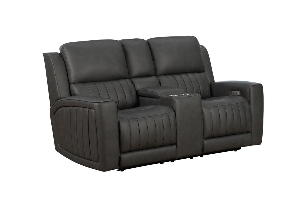 Pierce - Console Loveseat With Power Recline, Power Headrests And Power Lumber-Zero Gravity, Lumbar