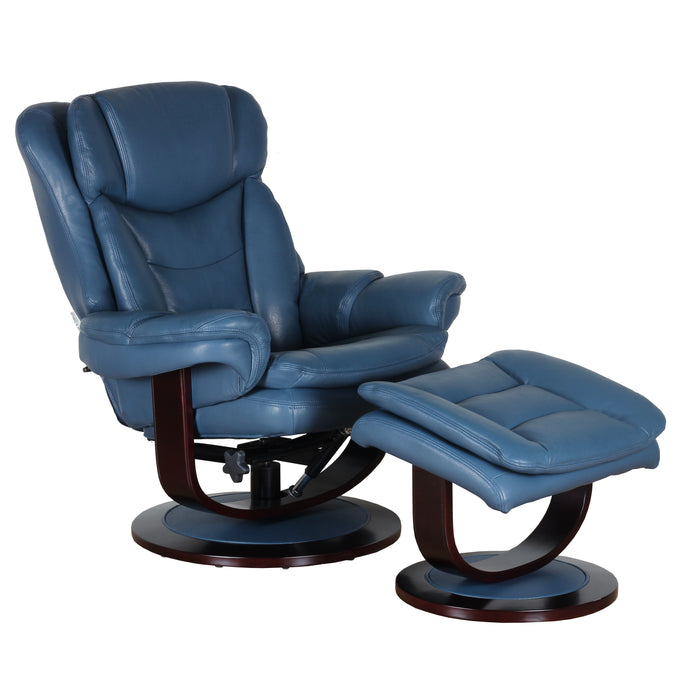 Roscoe - Swivel Pedestal Recliner And Ottoman