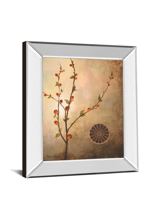 Fall Stem In The Warmth By Michael Marcon Mirror Framed Print Wall Art - Beige