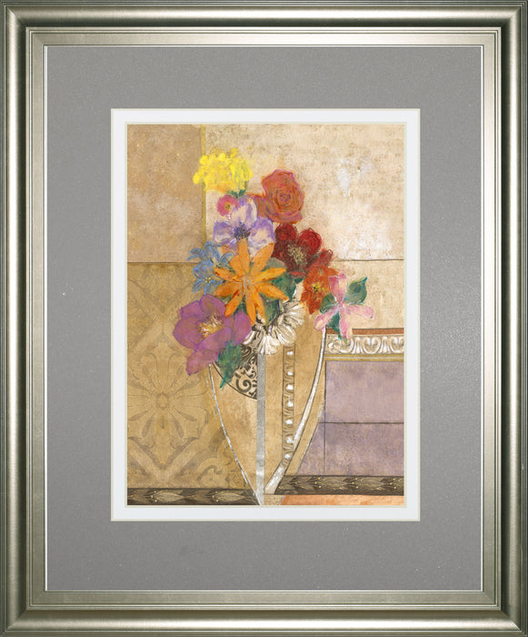 Pansy By Hollack - Framed Print Wall Art - Orange