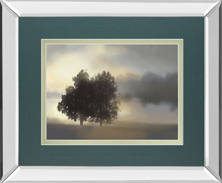 Misty Morning By Nan - Framed Print Wall Art - Yellow