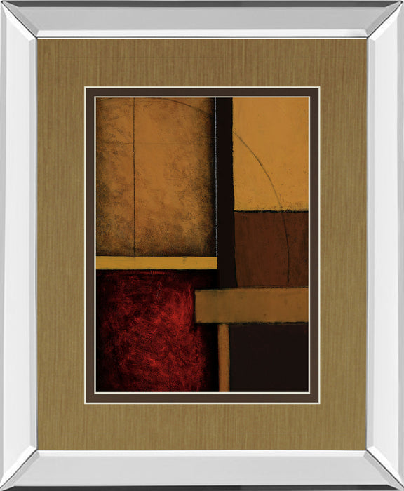 Gateways I By Patrick St. Germain - Mirror Framed Print Wall Art - Dark Brown