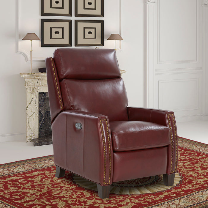 Anaheim - Power Recliner With Power Recline, Power Headrest, Power Lumbar - Cabernet