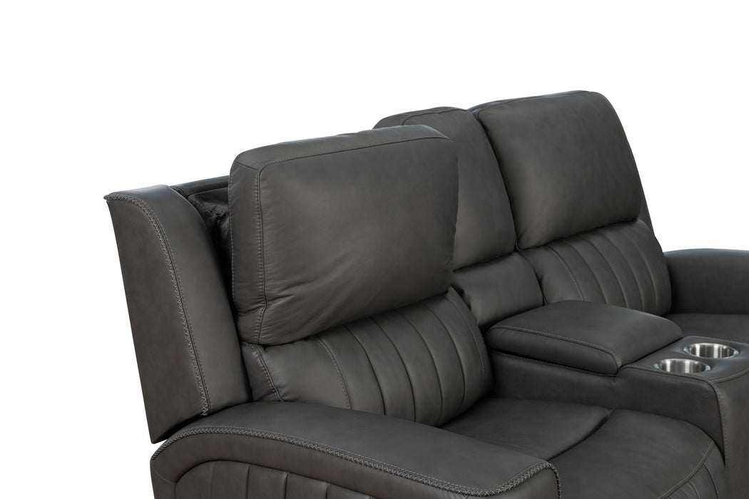 Pierce - Console Loveseat With Power Recline, Power Headrests And Power Lumber-Zero Gravity, Lumbar