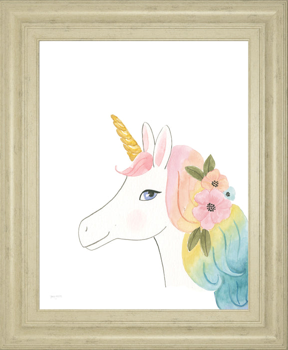 Lets Chase Rainbows V By Jenaya Jackson - Framed Print Wall Art - White