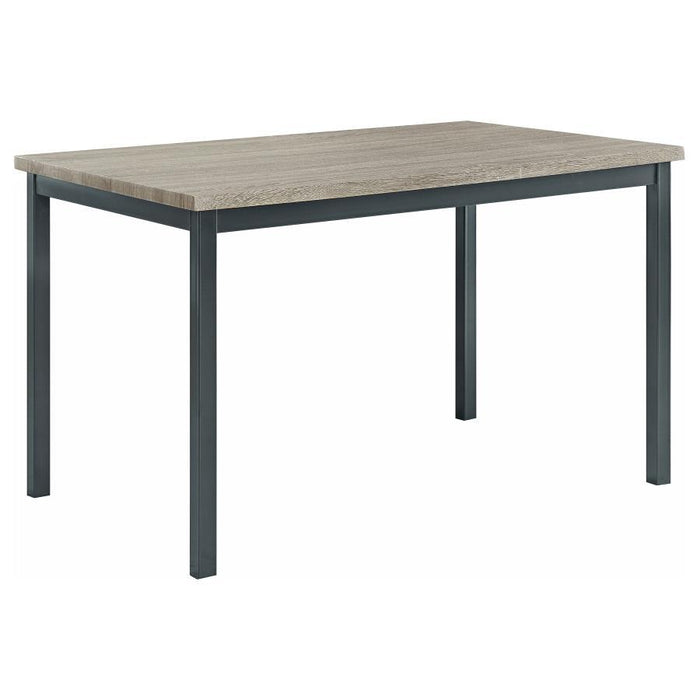 Garza - Rectangular Composite Wood Dining Table - Gray