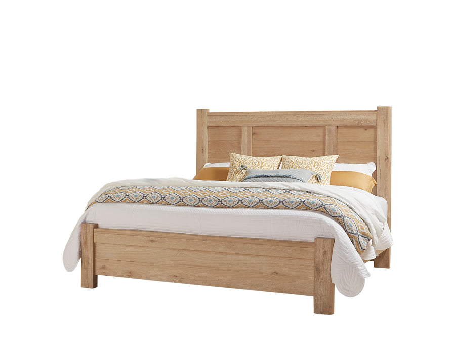 Crafted Oak - Post Bed (Headboard, Footboard, Rails)